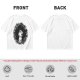Olive T-Shirt with Kodama Forest Spirit Floral Wreath Print