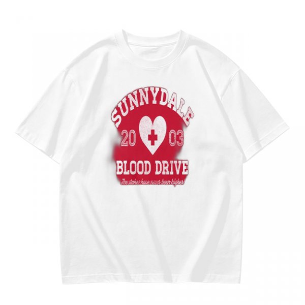 Sunnydale 2003 Blood Drive Themed Graphic T-Shirt