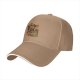 Black Baseball Cap with Vintage Themed Graphic Print