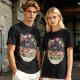 Anime Mecha Robot Ramen Bowl Graphic T-Shirt