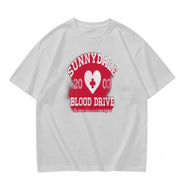 Sunnydale 2003 Blood Drive Themed Graphic T-Shirt