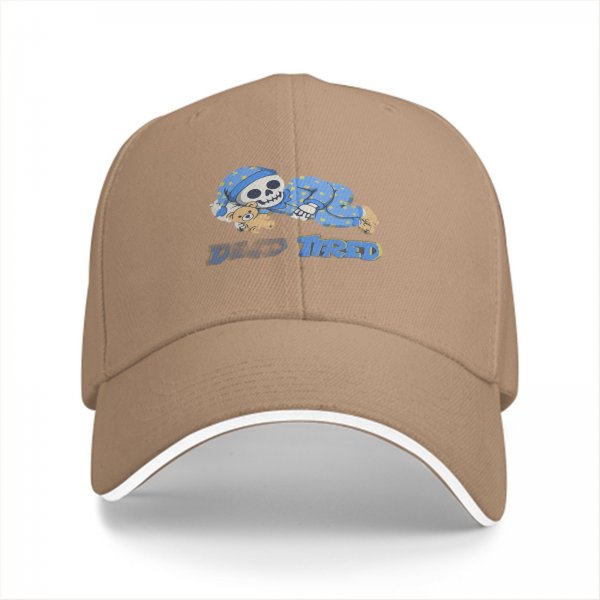 Dead Tired Sleeping Skeleton Baseball Cap
