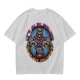Olive t-shirt with skeleton warrior graphic and permission forgiveness text