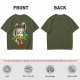 Forever Tired Coffee Mug Cartoon Character T-Shirt Design
