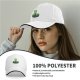 Black Baseball Cap With Green Silhouette Character Art Print
