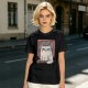 Olive T-shirt with Grumpy Cat on Retro Computer Print