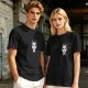 Oversized Olive T-Shirt With Wednesday Addams Portrait Print