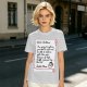 Christmas t-shirt with Santa's tariff excuse note print