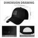 Black Baseball Cap With Ugly Christmas Style Fantasy Character Print
