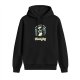 Black hoodie with cool sunglasses possum graphic and hungry text