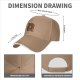 Black Baseball Cap With Christmas Gingerbread Cat Print