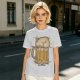 Beer Mug with Golden Ratio Graphic Novelty T-Shirt Print
