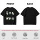 Olive T-Shirt With Cute Rolling Panda Graphic Prints