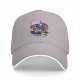 Black Baseball Cap With Cobra Puffs Graphic Print
