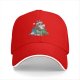 Black Baseball Cap With Christmas Totoro Family Graphic