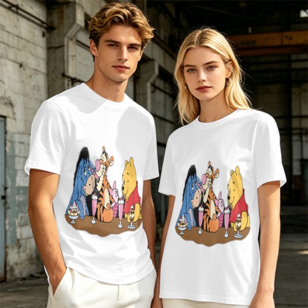 Winnie the Pooh and Friends Ice Cream Graphic T-Shirt