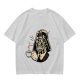 Olive T-shirt with Darth Vader holding a steaming coffee cup