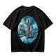 Olive T-Shirt With Starry Night Style Sailing Ship Ocean Art
