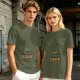 Olive graphic t-shirt with 'and i am the pinata' print
