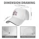 Black baseball cap with cute Mount Fuji character graphic design