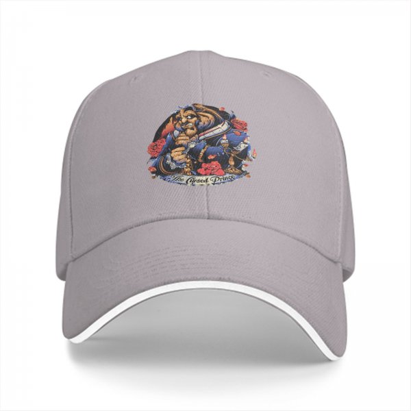 Black Baseball Cap Featuring The Cursed Prince Beast Artwork