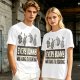 Olive T-Shirt With Every Bunny Was Kung Fu Fighting Print