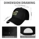 Black baseball cap with funny dumpster fire I'm a phoenix graphic