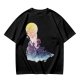 Olive T-Shirt with Watercolor Witch and Moon Art Print