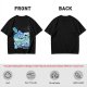 Olive green t-shirt with a slime jam graphic design