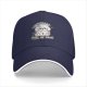 Black Baseball Cap With Cute Angry Dog 'Cute Cuddly Full Of Rage' Print