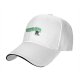 Black Baseball Cap With Green Scandalacious Graphic Print