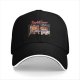 Black baseball cap with lion painter art print