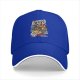 Black baseball cap with Khorne Flakes fantasy warrior print