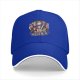 Black Baseball Cap with Anime Character Group Graphic Print