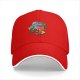 Black Baseball Cap with Caffeine Team Coffee Graphic Print