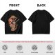 Olive T-shirt with Sushi Dragon Chopstick Art Print