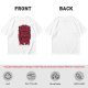 Olive green graphic t-shirt with dark metal style Live Laugh Love print