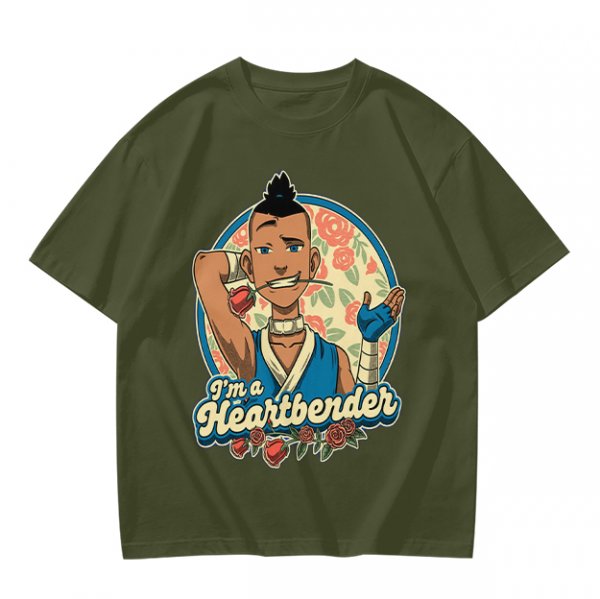 Avatar The Last Airbender Sokka I'm A Heartbender Graphic T-Shirt