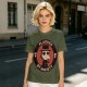 Olive T-Shirt With Plagued By Anxiety Plague Doctor Graphic