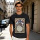 Olive Green T-Shirt With My Neighbor Totoro Art Nouveau Print