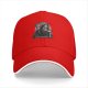 Black Baseball Cap With Grim Reaper Holding Scythe And Drink Graphic