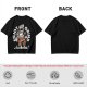 Olive graphic t-shirt with 'Enjoy the grind Assholes' coffee grinder mascot print