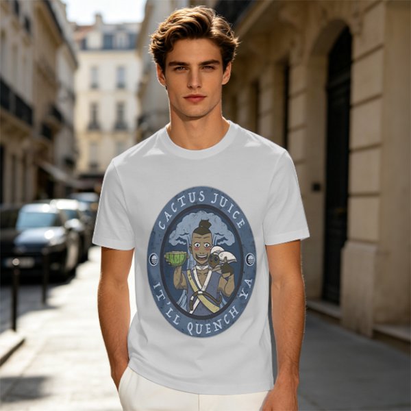 Avatar The Last Airbender Cactus Juice Sokka Graphic T-Shirt