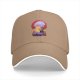 Black Baseball Cap With Anime Character Sunset Ship Art Print