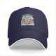 Black baseball cap with grumpy cat vacuuming cleaning design