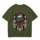 Olive T-shirt with Christmas Night Fury Dragon Festive Print