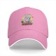 Black baseball cap with Reaper Kitty grim reaper cat graphic print