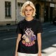 Olive Graphic T-Shirt With Raccoon Opossum Skunk 'GOALS' Print