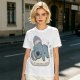 Olive T-Shirt with Sleeping Koala Nap Graphic