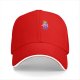 Black Baseball Cap with Lego Girl Minifigure Graphic